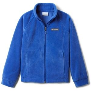 Columbia Girls' Big Benton Springs Fleece Jacket, Lapis Blue, Small